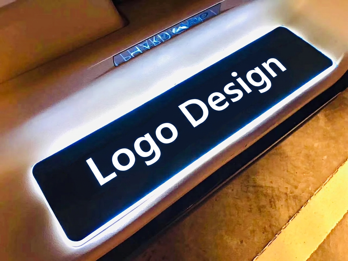 Customized images  for auto  Sill trim Plate
