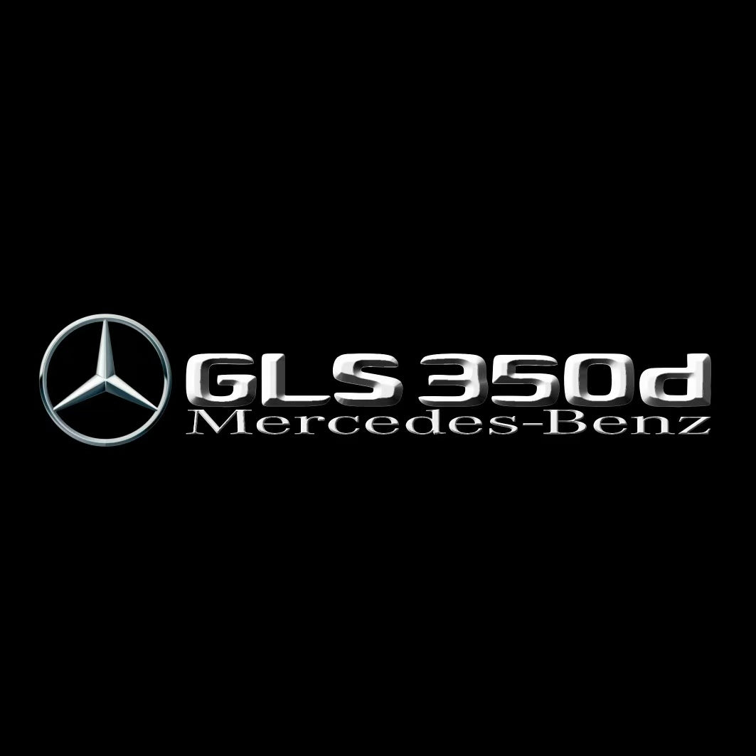MERCEDES BENZ LOGO PROJECTOT LIGHTS Nr.03 (cantidad 1 = 1 juego/2 luces de puerta)