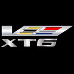 CADILLAC XT6 LOGO PROJECTOT LIGHTS Nr.9759 (quantity 1 = 2 Logo Films /2 door lights）