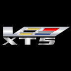 CADILLAC XT5 LOGO PROJECTOT LIGHTS Nr.9758 (quantity 1 = 2 Logo Films /2 door lights）
