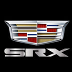 CADILLAC SRX LOGO PROJECTOT LIGHTS Nr.9746 (quantity 1 = 2 Logo Films /2 door lights）