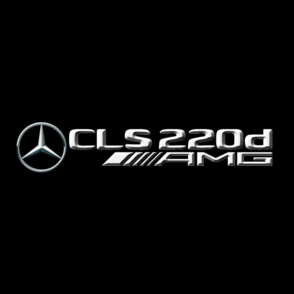 MERCEDES BENZ LOGO PROJECTOT LIGHTS Nr.03 (cantidad 1 = 1 juego/2 luces de puerta)