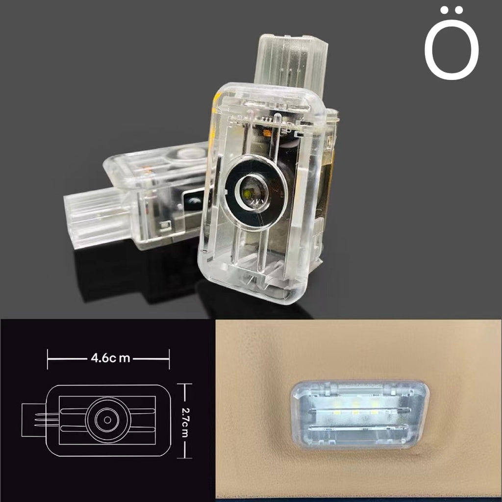 LUCES DE PROYECTOR LOGO JAGUAR No 130 (cantidad 1 = 1 juegos / 2 luces de puerta