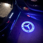 MERCEDES BENZ Original LOGO PROJECTOT LIGHTS Nr.10 ( quantity 1 = 1 sets/2 door lights)
