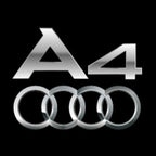 AUDI LOGO PROJECTOT LIGHTS Nr.120 (quantité 1 = 2 Logo Films /2 feux de porte)