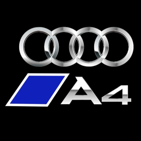 AUDI LOGO PROJECTOT LIGHTS Nr.120 (quantité 1 = 2 Logo Films /2 feux de porte)