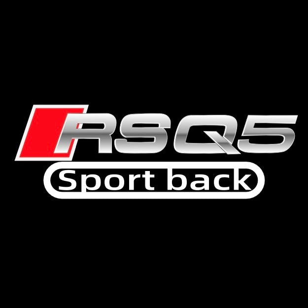 AUDI  RSQ5 LOGO PROJECTOT LIGHTS  (quantity 1 = 2 Logo Films /2 door lights）Nr.12B76