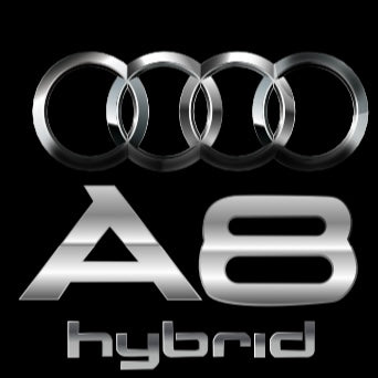 AUDI LOGO PROJECTOR LIGHTS Nr.46 (Menge 1 = 2 Logo Films / 2 Türlichter)