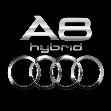 AUDI LOGO PROJECTOT LIGHTS Nr.46 (quantità 1 = 2 Logo Film /2 porta luci)