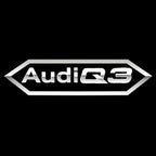 AUDI LOGO PROJECTOT LIGHTS Nr.120 (الكمية 1 = 2 Logo Films /2 أضواء الباب)
