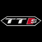 AUDI  TTS LOGO PROJECTOT LIGHTS  (quantity 1 = 2 Logo Films /2 door lights）Nr.12B28