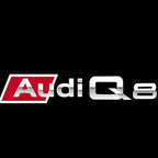 AUDI Q8 LOGO PROJECTOT LIGHTS  (quantity 1 = 2 Logo Films /2 door lights）Nr.12B36