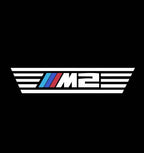 ÉCLAIRAGE DE PROJECTEUR BMW M3 LOGO Nr.24 (quantité 1 = 1 jeux / 2 feux de porte)