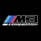 ÉCLAIRAGE DE PROJECTEUR BMW M3 LOGO Nr.24 (quantité 1 = 1 jeux / 2 feux de porte)