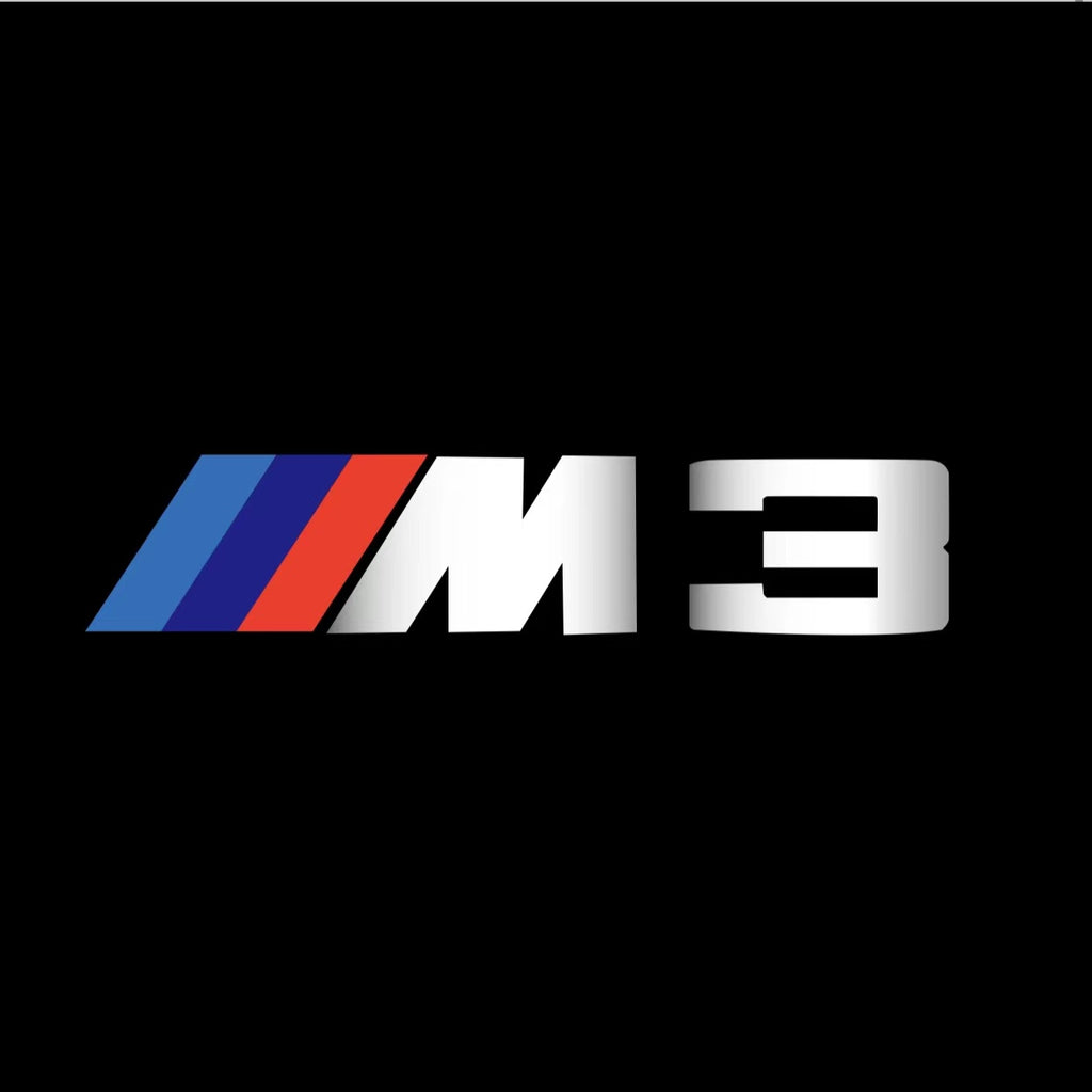BMW M3 LOGO PROJECTOT LIGHTS Nr.24 (quantità 1 = 1 set/2 luci porta)