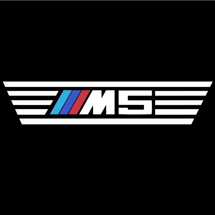 ÉCLAIRAGE DE PROJECTEUR BMW M3 LOGO Nr.24 (quantité 1 = 1 jeux / 2 feux de porte)