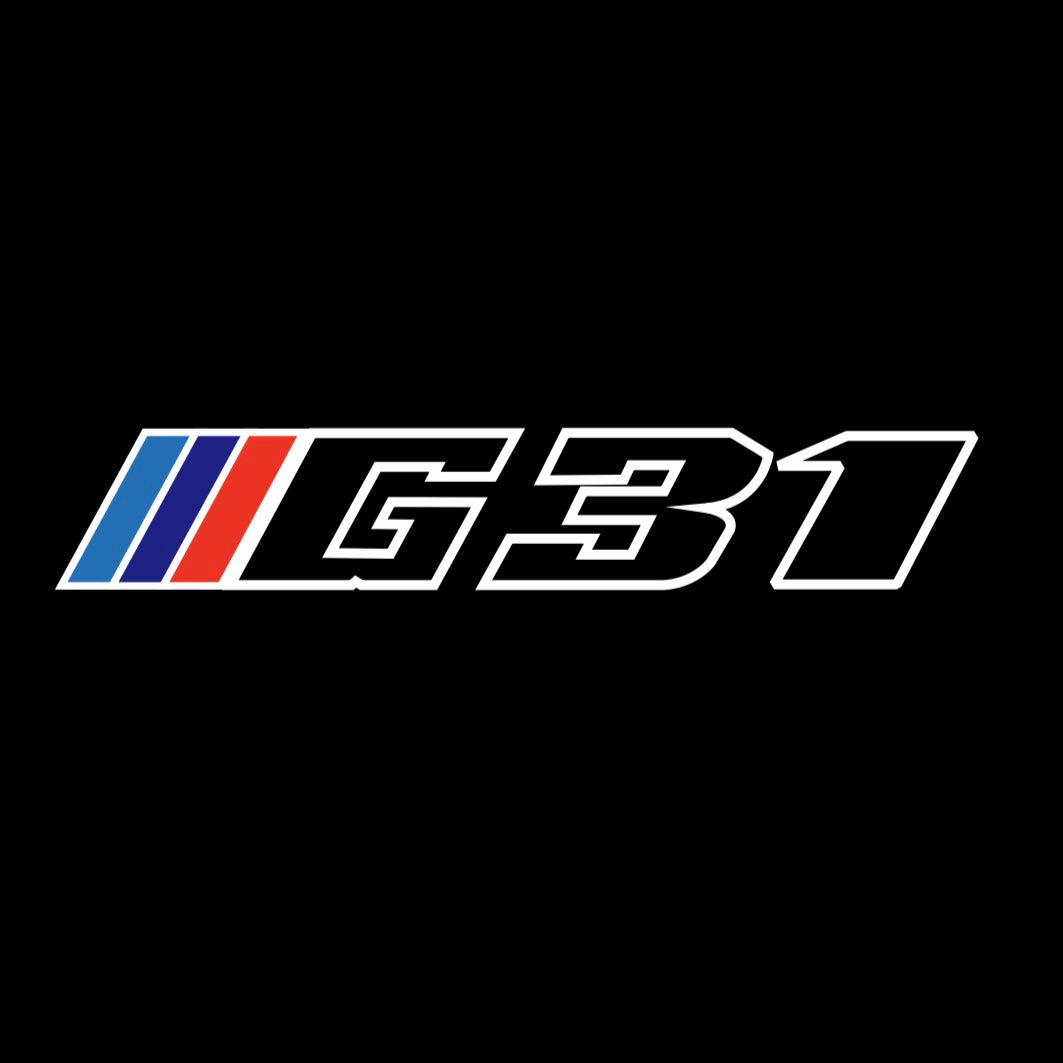 ÉCLAIRAGE DE PROJECTEUR BMW M3 LOGO Nr.24 (quantité 1 = 1 jeux / 2 feux de porte)