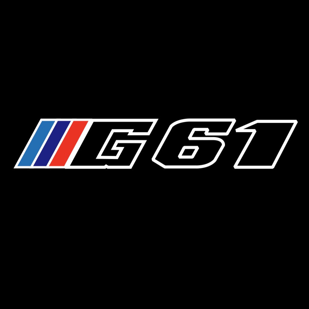 ÉCLAIRAGE DE PROJECTEUR BMW M3 LOGO Nr.24 (quantité 1 = 1 jeux / 2 feux de porte)