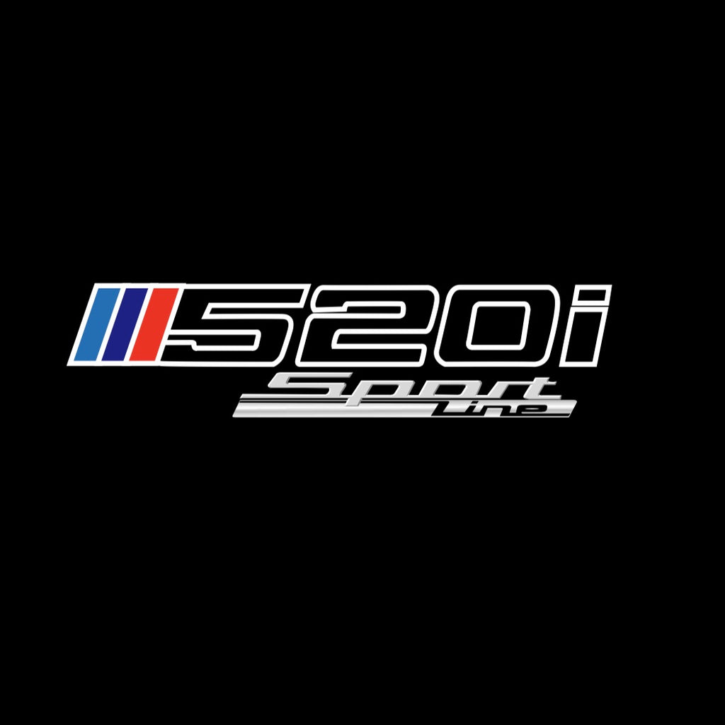 ÉCLAIRAGE DE PROJECTEUR BMW M3 LOGO Nr.24 (quantité 1 = 1 jeux / 2 feux de porte)