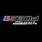 BMW M3 LOGO PROJECTOT LIGHTS Nr.24 (Menge 1 = 1 Sets/2 Türleuchten)
