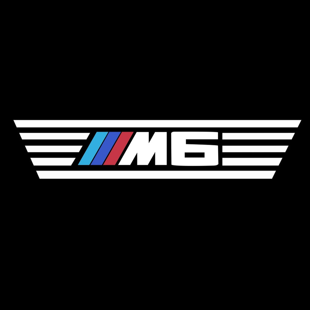 ÉCLAIRAGE DE PROJECTEUR BMW M3 LOGO Nr.24 (quantité 1 = 1 jeux / 2 feux de porte)