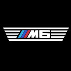 ÉCLAIRAGE DE PROJECTEUR BMW M3 LOGO Nr.24 (quantité 1 = 1 jeux / 2 feux de porte)