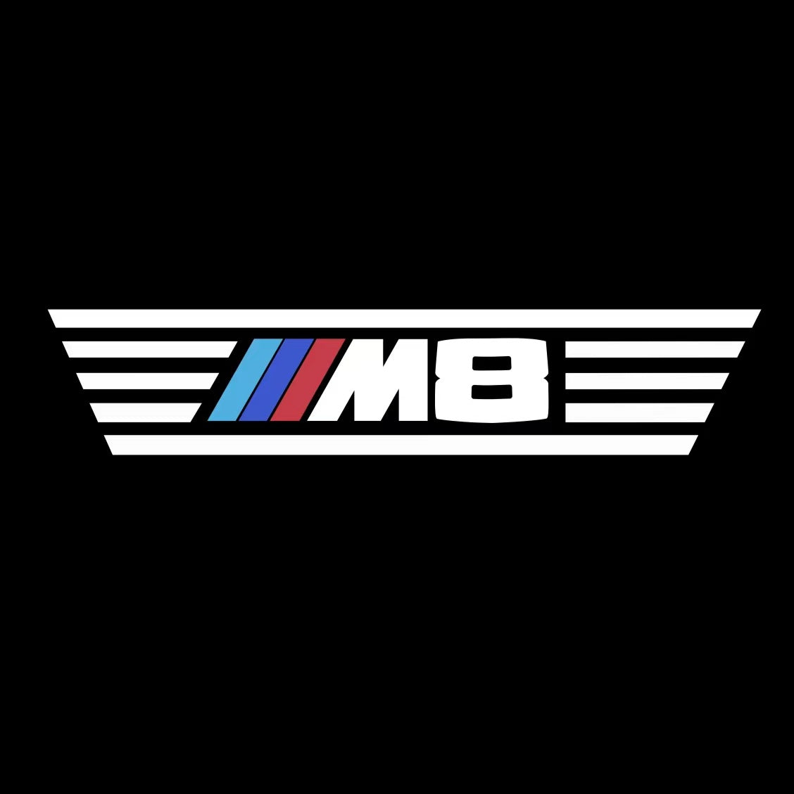BMW M3 LOGO PROJECTOT LIGHTS Nr.24 (quantità 1 = 1 set/2 luci porta)