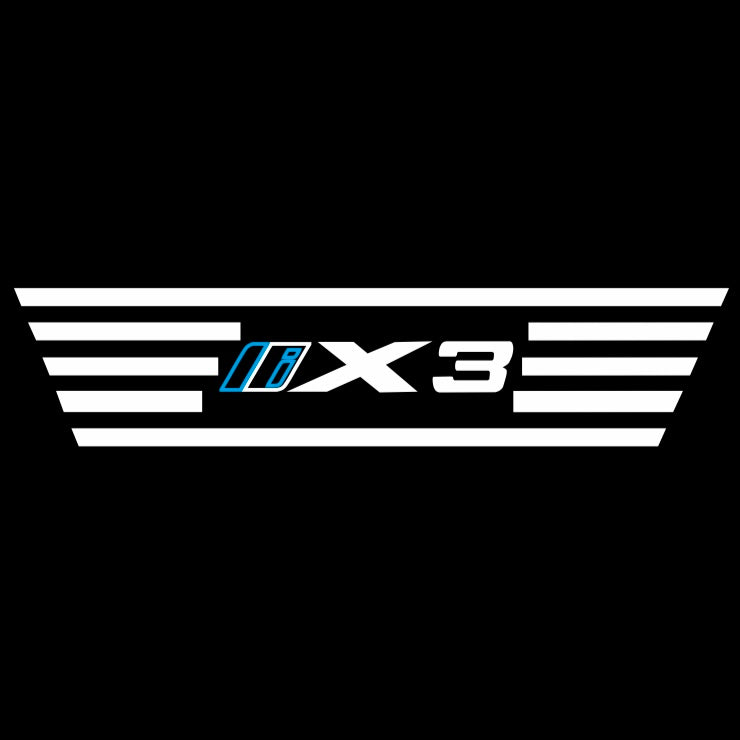 BMW M3 LOGO PROJECTOR LIGHTS Nr.24 (الكمية 1 = 1 مجموعة / 2 أضواء باب)