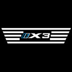 BMW M3 LOGO PROJECTOR LIGHTS Nr.24 (الكمية 1 = 1 مجموعة / 2 أضواء باب)