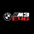 ÉCLAIRAGE DE PROJECTEUR BMW M3 LOGO Nr.24 (quantité 1 = 1 jeux / 2 feux de porte)