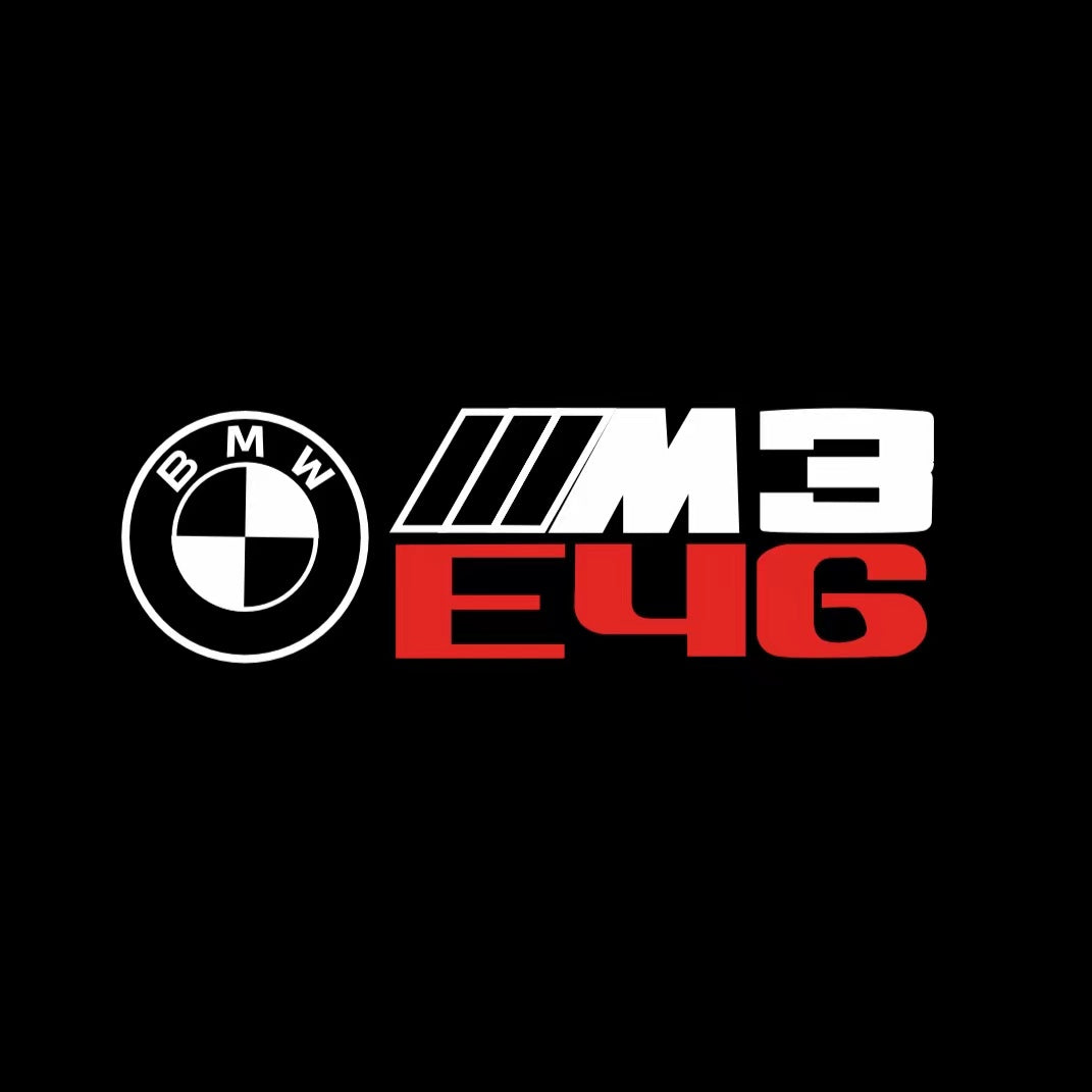 ÉCLAIRAGE DE PROJECTEUR BMW M3 LOGO Nr.24 (quantité 1 = 1 jeux / 2 feux de porte)