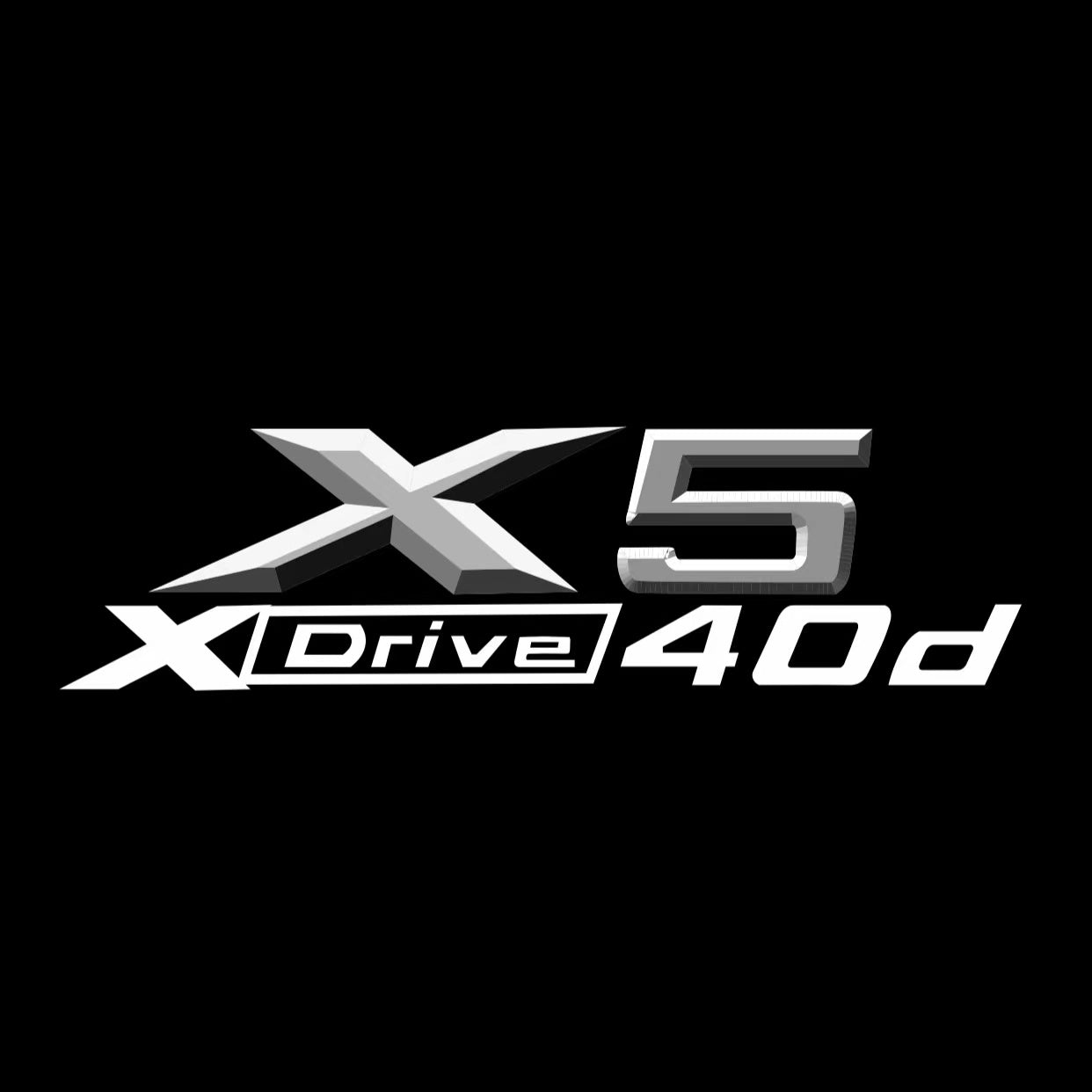 BMW  X5  X Drive 40d  LOGO PROJECTOT LIGHTS (quantity 1 = 1 sets/2 door lights) Nr.6024q0t082