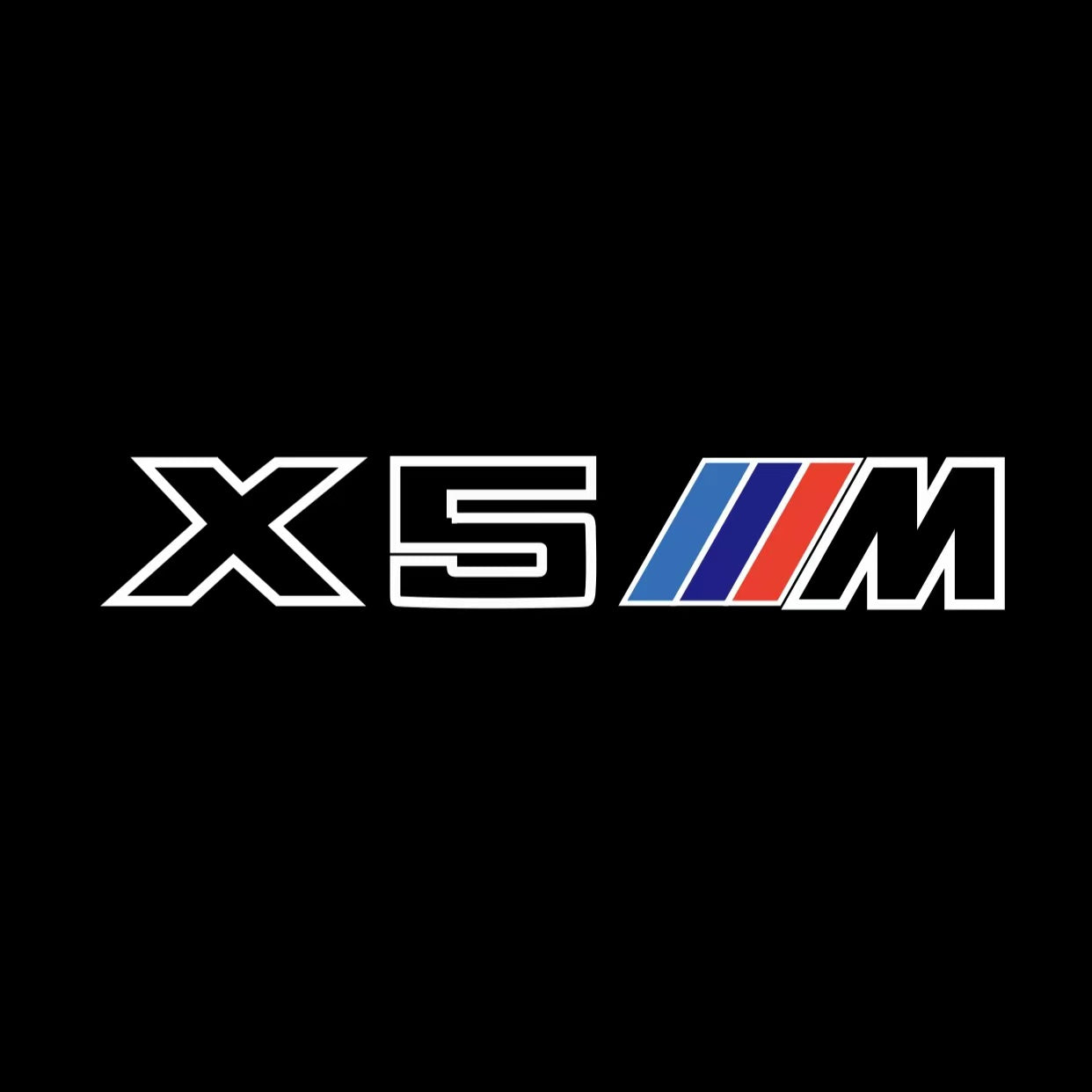 BMW X5M LOGO PROJECTOT LIGHTS (quantity 1 = 1 sets/2 door lights) Nr.6024q0t071