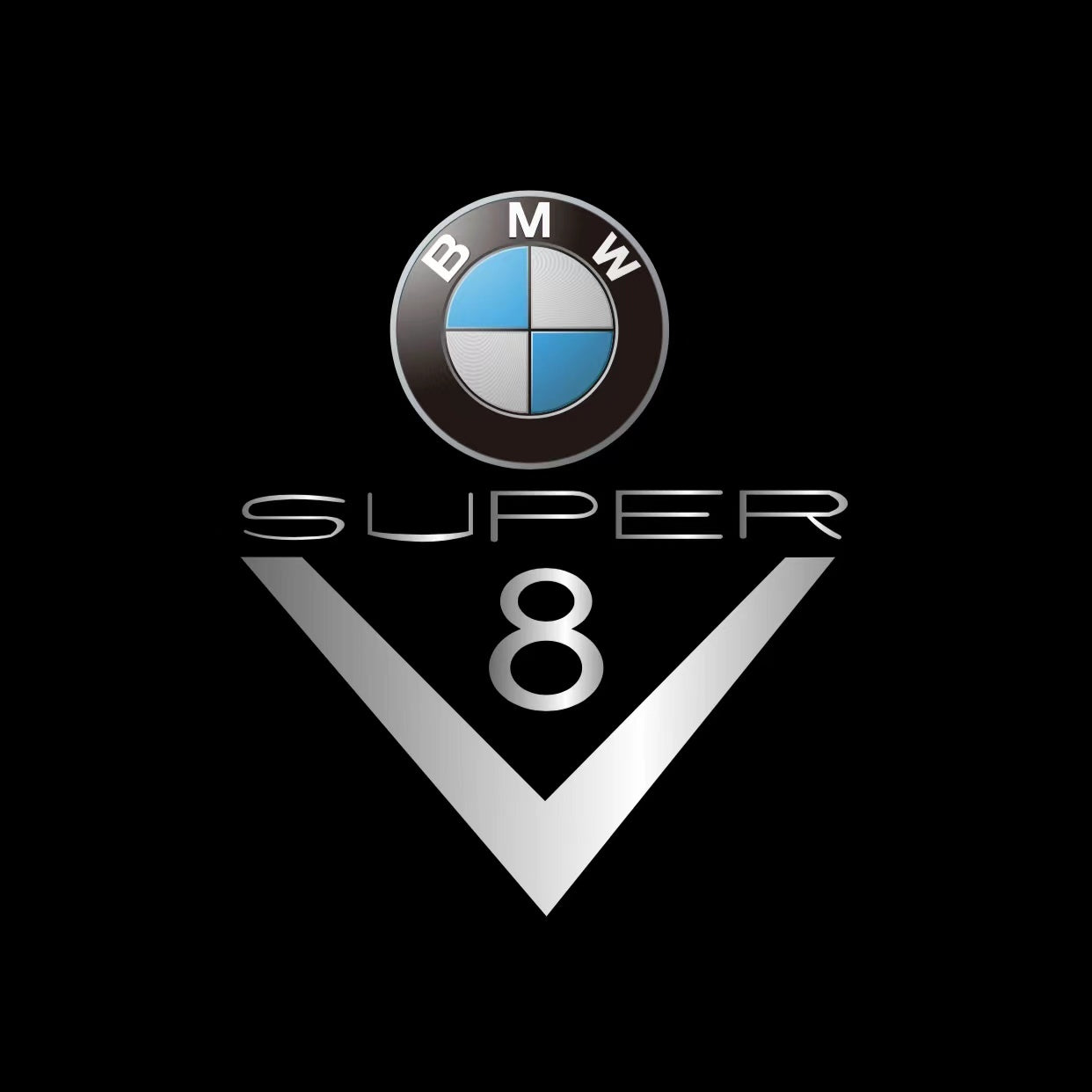 BMW V8  LOGO PROJECTOT LIGHTS (quantity 1 = 1 sets/2 door lights) Nr.6024q0t086
