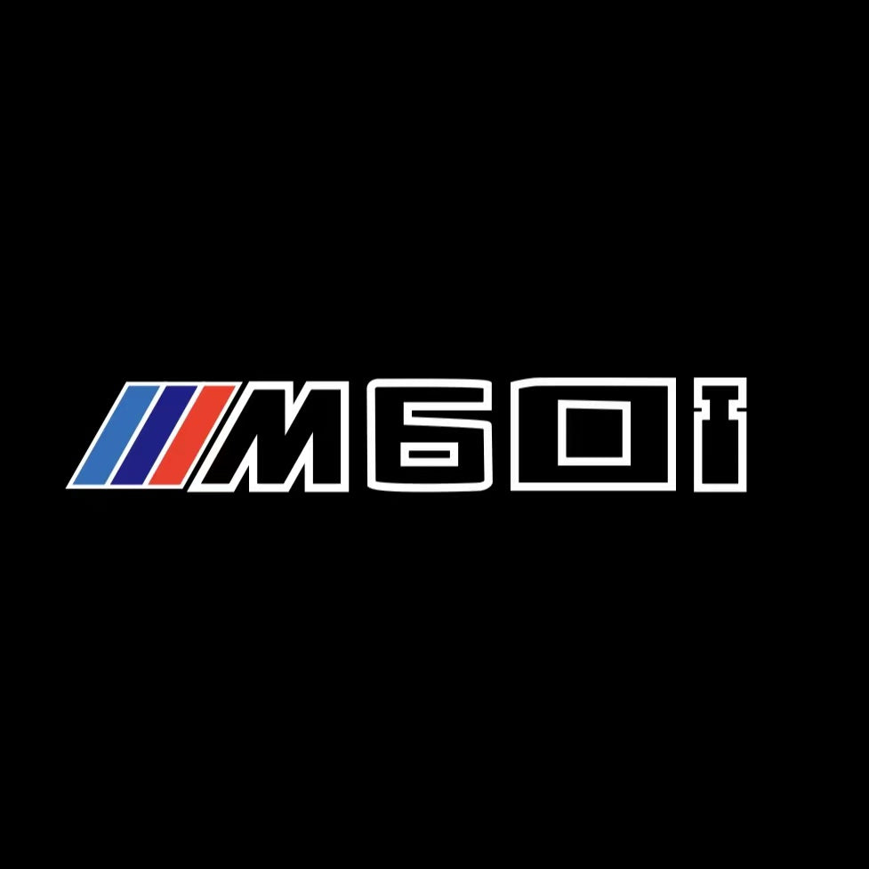 ÉCLAIRAGE DE PROJECTEUR BMW M3 LOGO Nr.24 (quantité 1 = 1 jeux / 2 feux de porte)