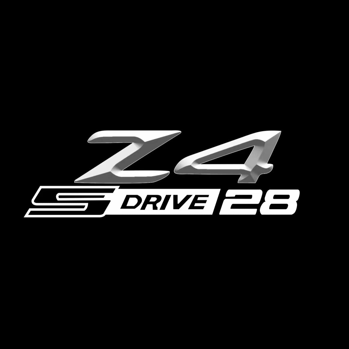 ÉCLAIRAGE DE PROJECTEUR BMW M3 LOGO Nr.24 (quantité 1 = 1 jeux / 2 feux de porte)