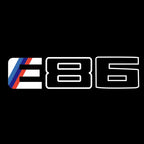 ÉCLAIRAGE DE PROJECTEUR BMW M3 LOGO Nr.24 (quantité 1 = 1 jeux / 2 feux de porte)
