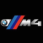 ÉCLAIRAGE DE PROJECTEUR BMW M3 LOGO Nr.24 (quantité 1 = 1 jeux / 2 feux de porte)