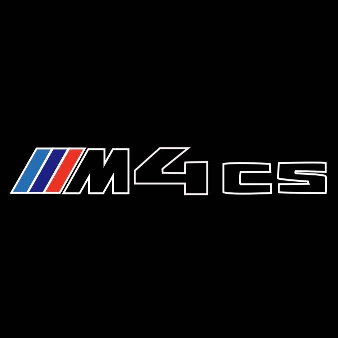 BMW M3 LOGO PROJECTOR LIGHTS Nr.24 (الكمية 1 = 1 مجموعة / 2 أضواء باب)