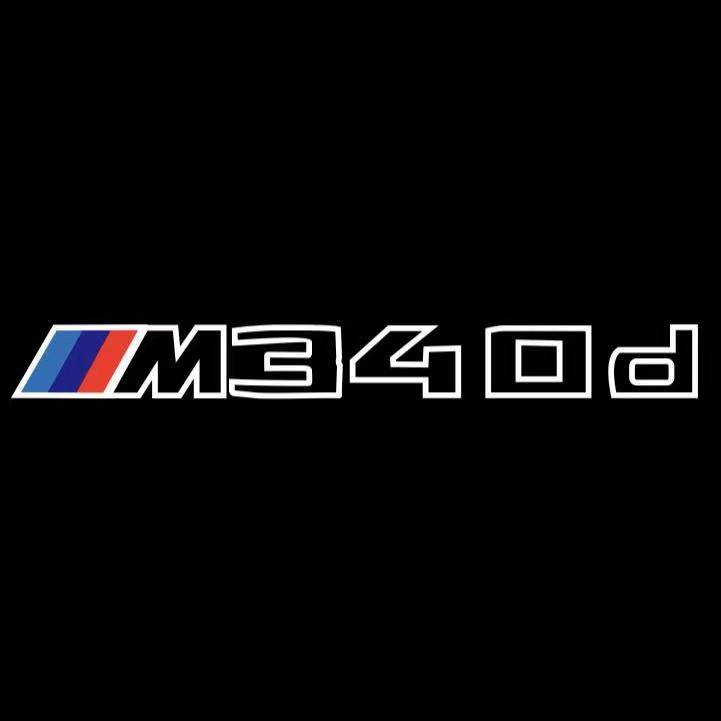 BMW 3 SERIES M340 d  LOGO PROJECTOT LIGHTS (quantity 1 = 1 sets/2 door lights) Nr.6024q30T