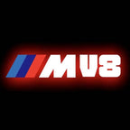 ÉCLAIRAGE DE PROJECTEUR BMW M3 LOGO Nr.24 (quantité 1 = 1 jeux / 2 feux de porte)
