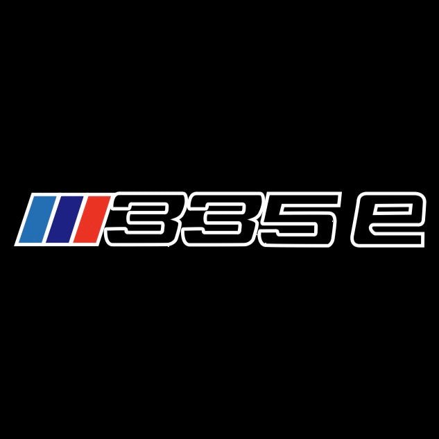 ÉCLAIRAGE DE PROJECTEUR BMW M3 LOGO Nr.24 (quantité 1 = 1 jeux / 2 feux de porte)