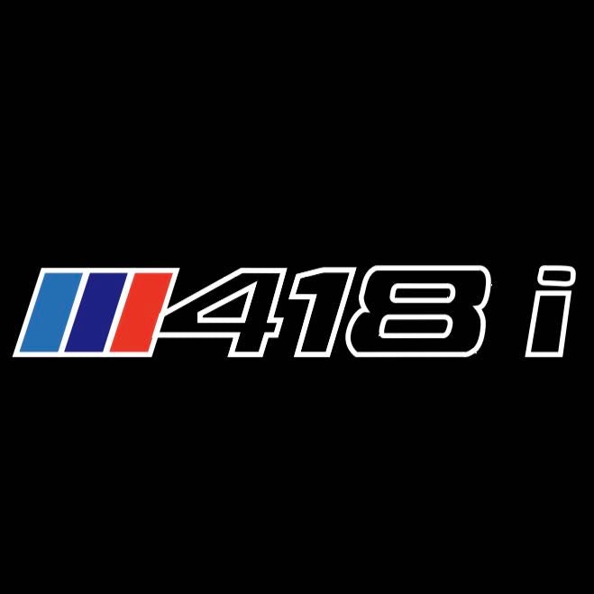 ÉCLAIRAGE DE PROJECTEUR BMW M3 LOGO Nr.24 (quantité 1 = 1 jeux / 2 feux de porte)