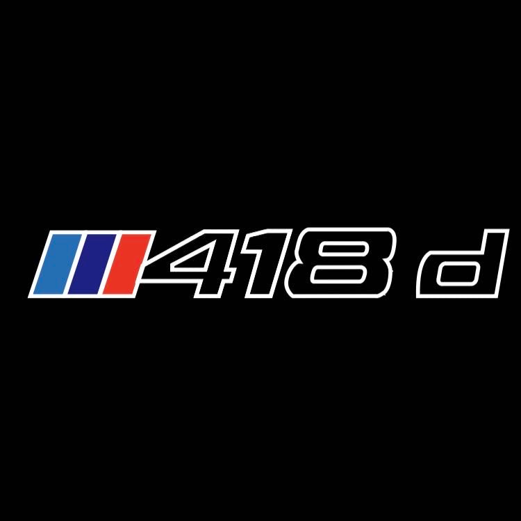 BMW 4 SERIES 418 d  LOGO PROJECTOT LIGHTS (quantity 1 = 1 sets/2 door lights) Nr.6024q50
