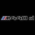 ÉCLAIRAGE DE PROJECTEUR BMW M3 LOGO Nr.24 (quantité 1 = 1 jeux / 2 feux de porte)