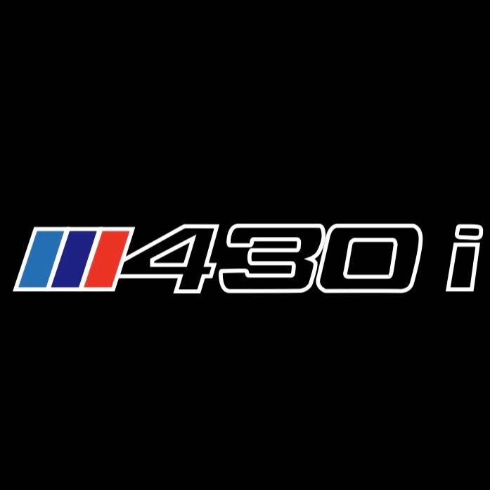 BMW M3 LOGO PROJECTOT LIGHTS Nr.24 (Menge 1 = 1 Sets/2 Türleuchten)