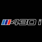 BMW M3 LOGO PROJECTOT LIGHTS Nr.24 (Menge 1 = 1 Sets/2 Türleuchten)