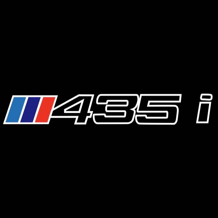 BMW M3 LOGO PROJECTOR LIGHTS Nr.24 (الكمية 1 = 1 مجموعة / 2 أضواء باب)