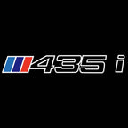 BMW M3 LOGO PROJECTOR LIGHTS Nr.24 (الكمية 1 = 1 مجموعة / 2 أضواء باب)