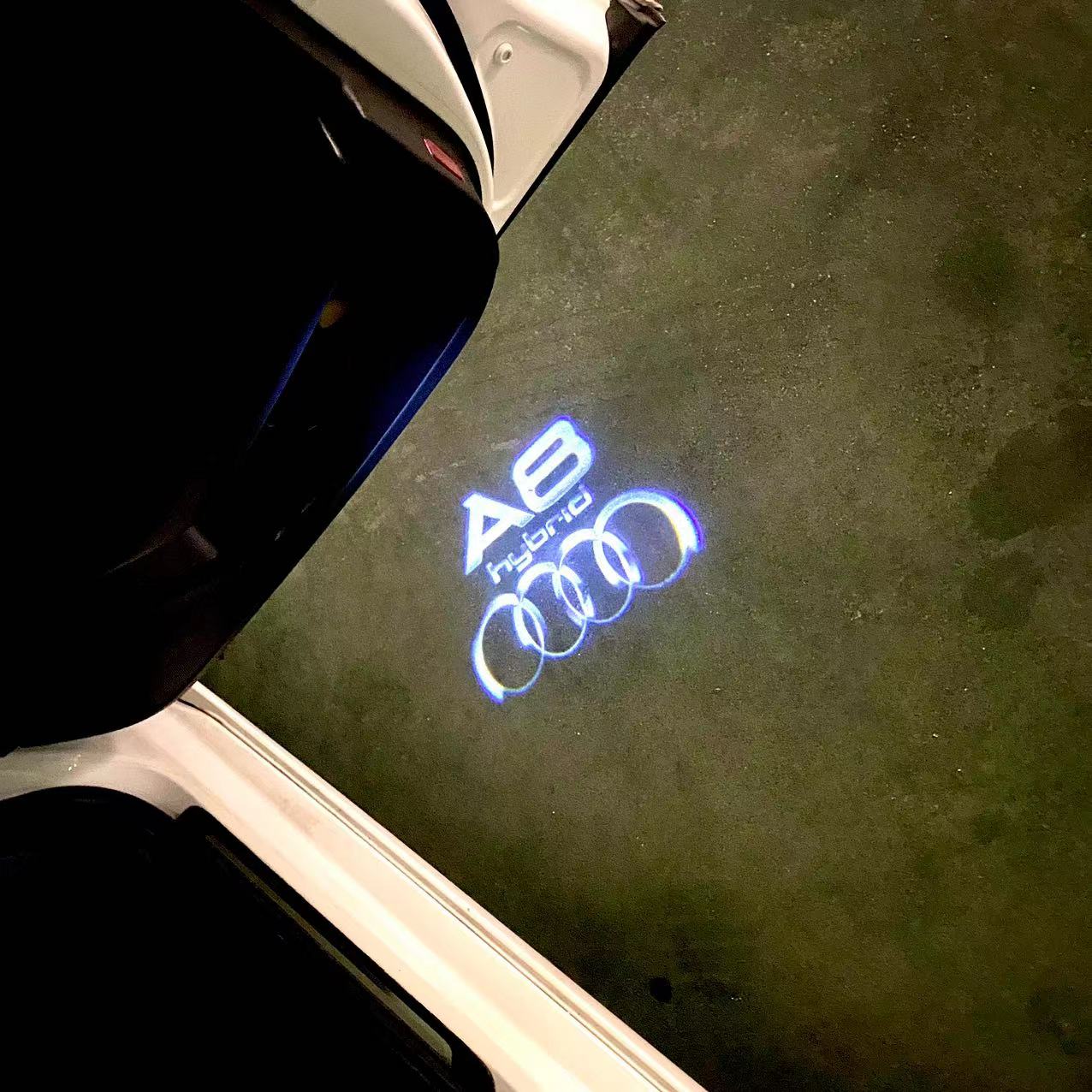 AUDI LOGO PROJECTOT LIGHTS Nr.46 (quantità 1 = 2 Logo Film /2 porta luci)